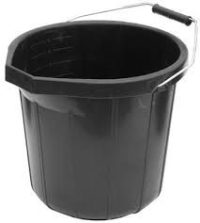 Bucket 2gal Black Calf