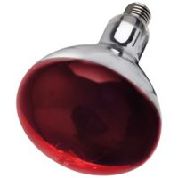 INT Infra Red Bulb Hard Glass Ruby