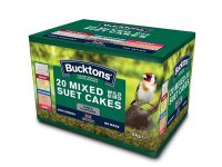 Bucktons 20 Mixed Wild Bird Suet Cakes