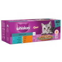 Whiskas Pouches 1+ Duo Surf & Turf Jelly