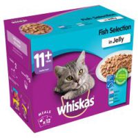 Whiskas 11+ Pouches Fish Jelly