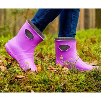 Leon Boots Garden Ankle Ladies Fuchsia