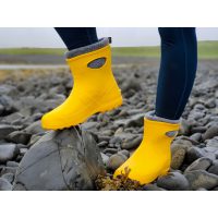 Leon Boots Garden Ankle Ladies Yellow