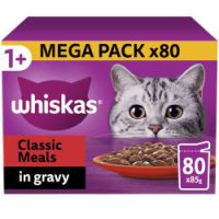 Whiskas Classic Meals 1+ Gravy 80 GIANT