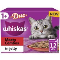 Whiskas Pouches 1+ Duo Meaty Combo Jelly