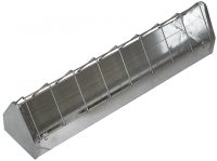 Galvanised Poultry Chick Trough 60mm PG113
