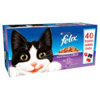 Felix Pouches Mixed Selection In Jelly 40 pch