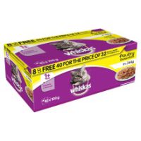 Whiskas Pouches Poultry Selection 1+ Jel