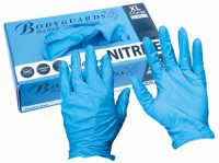 Glove Blue Nitrile 100 Med